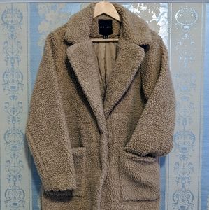New Look Teddy Coat - Beige US 10